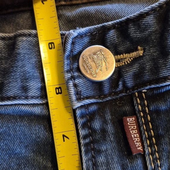 Burberry Jeans Equestrian Knight Design.Sz.W.31×L27.75" Rise 9". - Picture 15 of 17